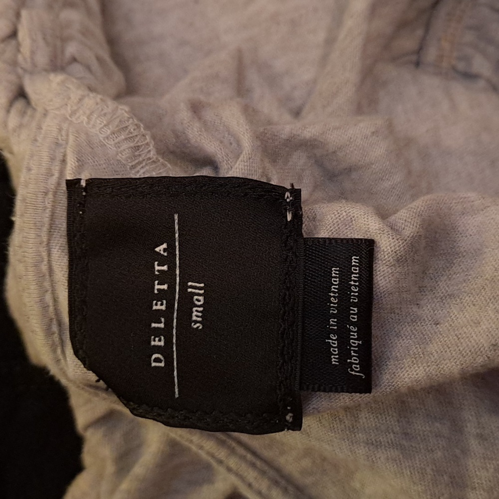 Anthropologie Deletta Gray Braid Detail Tank Top - Picture 7 of 7